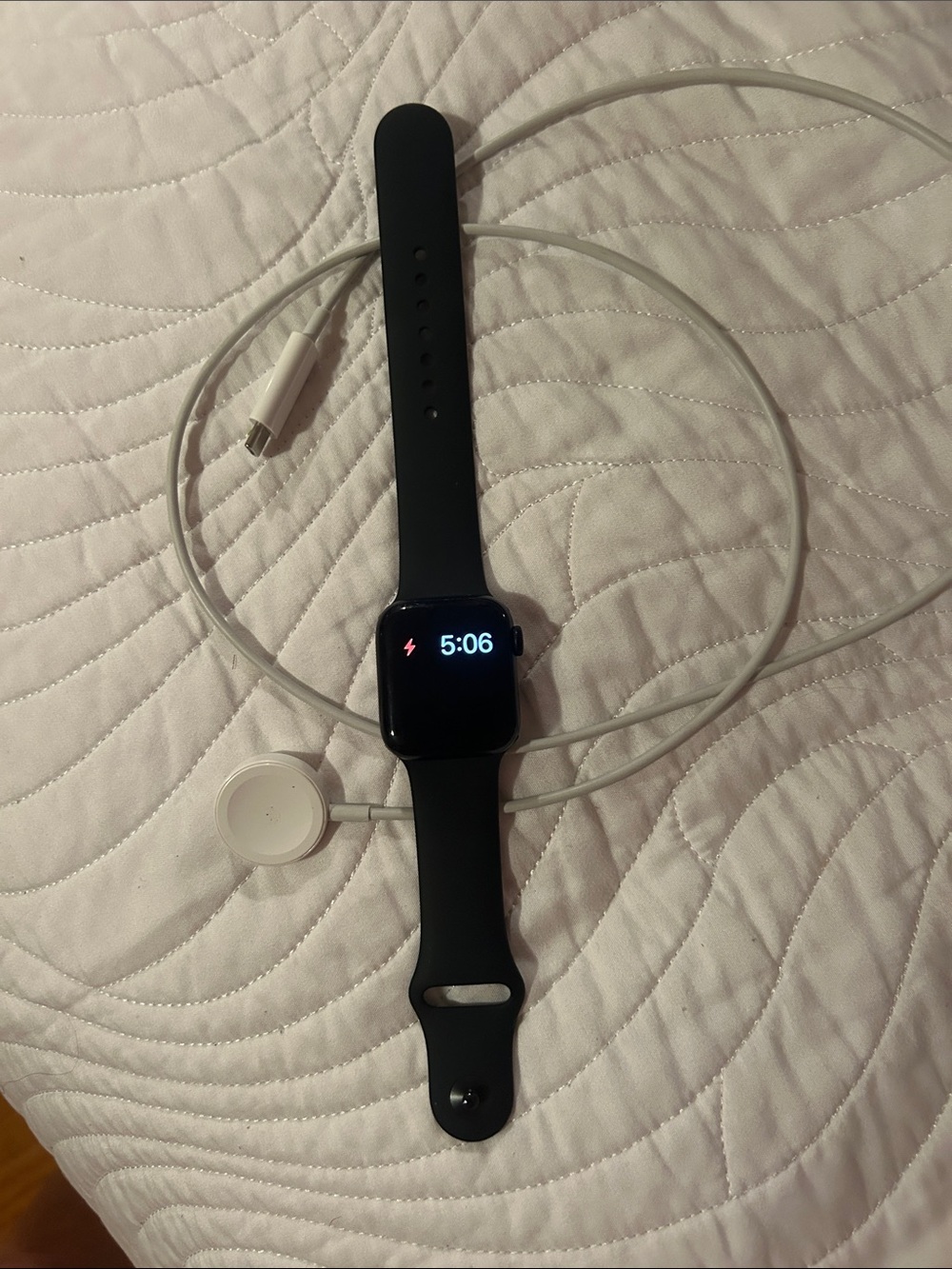 Apple Watch with Black Sport Band - Sleek Everyday Smartwatch